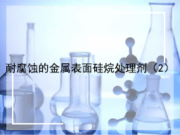 耐腐蚀的金属表面硅烷处理剂（2）