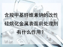 含羧甲基纤维素钠的改性硅烷化金属表面前处理剂