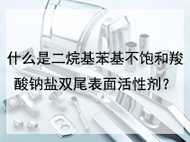 什么是二烷基苯基不饱和羧酸钠盐双尾表面活性剂？