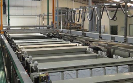 镀槽尺寸和数量的确定方法